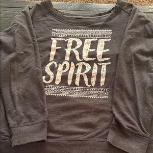 Free Spirit women Gray Shirt